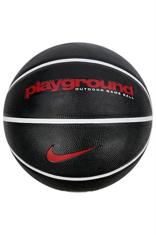 NIKEBasketbol TopuNike Everyday Playground 8P Graphic Deflated Unisex Basketbol Topu N.100.4498.094.07-BLACK/WHIT